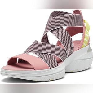 Sorel Women's Sandals in Pink, Gray, and Yellow
